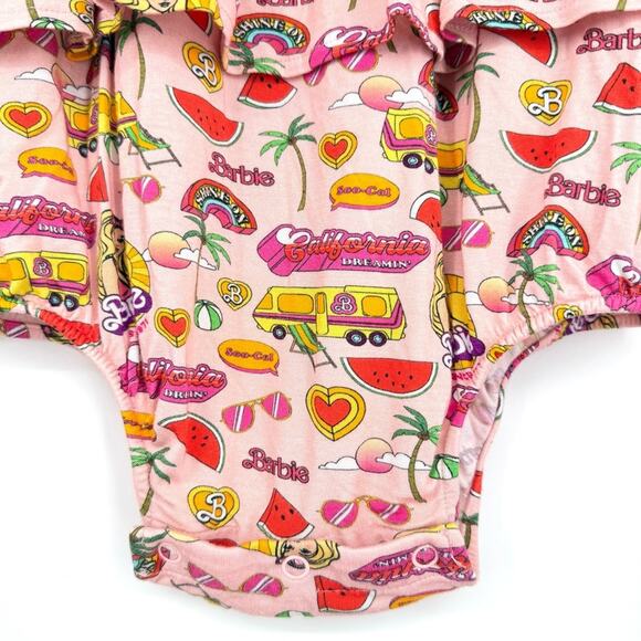 Posh Peanut x Barbie Summer Bubble Romper 2T - Picture 3 of 6